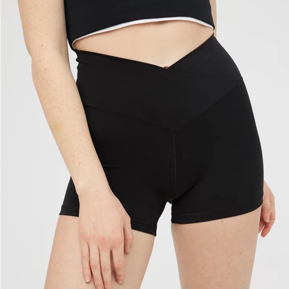 aerie High Waist Bike Shorts XL